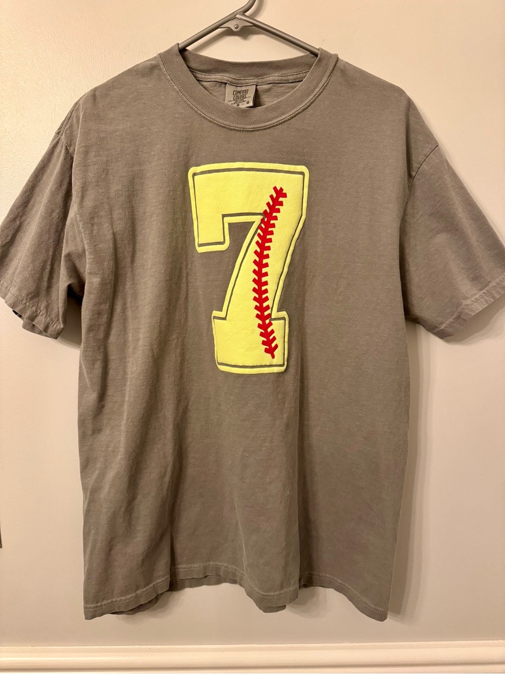 Comfort Colors Short-Sleeve T-Shirt with softball print 7